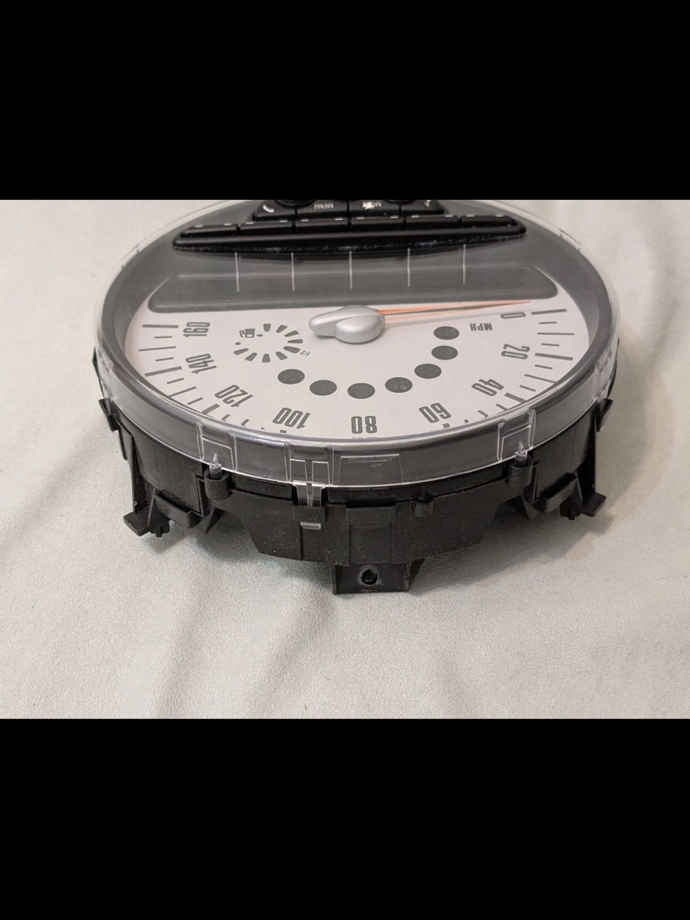 MINI Cooper Speedometer Cluster 9232432 R56 R57 R58 R59 Silver CD Media Gauge - Picture 5 of 13